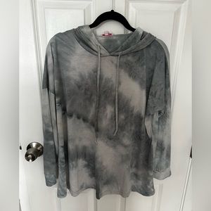 pink lily hooded shirt